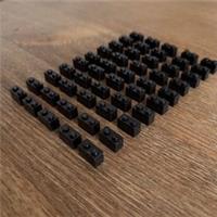 LEGO 1x2 Brick (part 3004) 50 pieces, BLACK, FREE UK Postage