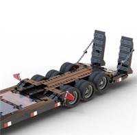 Building Block 997Pcs Age 14+ MOC-143211 Heavy-duty Three Axle Low Trailer