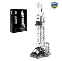 BOX NEW Building block Rocket Launch Center gift NASA Astronaut Moon Blocks Star