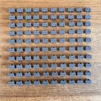 LEGO Profile/ Masonry Brick (98283) 100 pieces, DARK STONE GREY, FREE UK Postage