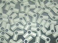 Lego 10 x Technic Axle & Pin Angle Connector GREY #5 / Type number 5