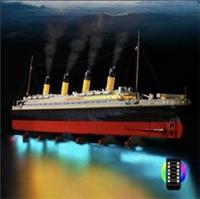 LED Light Kit for Lego 10294 Creator Expert Titanic Ship Remote Control (LED)