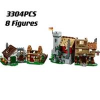 Build Blocks icons - Medieval Town Square | 3304pcs (10332) ABS Plastic Kit