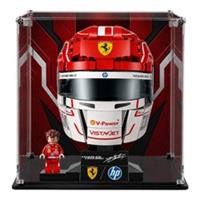 Acrylic Display Case for Lego Scuderia Ferrari HP Charles Leclerc Helmet 43014