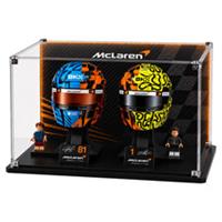Acrylic Display Case for Lego Mclaren Norris & Piastri Helmet 43023 & 43017