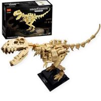 Tyrannosaurus Rex Dinosaur Fossil Building Block Set - Skeleton Construction Toy