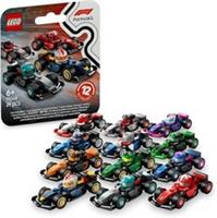 LEGO F1 Collectible Race Cars Toys - Get 1 of 12 Mini Car Models with Drivers He