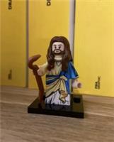 Custom LEGO Jesus Minifigure Bible Religious Figure With Staff