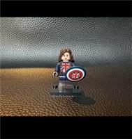Custom LEGO Captain Carter Minifigure Marvel Peggy Carter Shield Figure