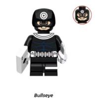 Custom LEGO Bullseye Minifigure Marvel Daredevil Villain With Knives