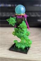 Custom LEGO Mysterio Minifigure Marvel Spider-Man Green Effect Stand