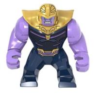 Custom LEGO Thanos Big Figure Marvel Avengers Gold Armour Minifigure