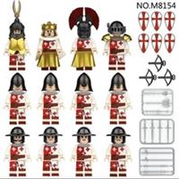 Castle Knights Custom LEGO Minifigures 12 Figure Medieval Soldier Bundle