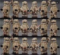 Custom LEGO Army Soldier 18pcs Figure Set Tactical Camo Weapons Gear Bundle