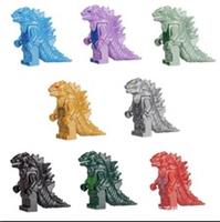 Custom LEGO Godzilla 8 Figure Set Monster Dinosaur Minifigure Bundle