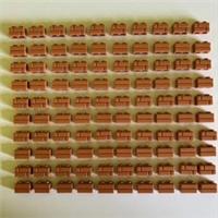 LEGO Profile/ Masonry Brick (part 98283) 100 pieces, BROWN, FREE UK Postage