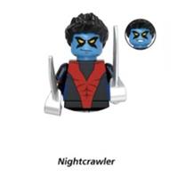 Custom LEGO Nightcrawler Minifigure Marvel X-Men 97 With Claw Accessories