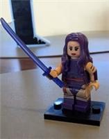 Custom LEGO X-Men Psylocke Minifigure Marvel Purple Sword Figure