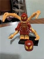 Custom LEGO Iron Spider Minifigure Marvel Spider-Man Gold Arms Figure