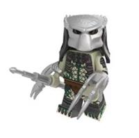 Custom LEGO Predator Alien Hunter Minifigure Sci Fi Horror With Weapons