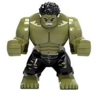 Custom LEGO Green Hulk Big Fig Minifigure Marvel Style Superhero Figure