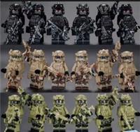 Custom LEGO Army Soldier 18pcs Figure Set Tactical Camo SWAT Weapons Bundle