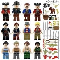 Custom LEGO Pirate Minifigure Bundle 12pcs Crew Accessories Ship Figures