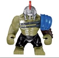 Custom LEGO Gladiator Hulk Minifigure Marvel Big Figure Warrior Armour