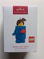 Hallmark Keepsake 2025 Brick Suit Girl Lego Minifigure Christmas Tree Ornament
