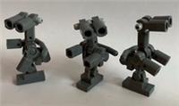 3 X Lego star wars / marvel/ Batman DARK GREY ROBOT / droid - my design
