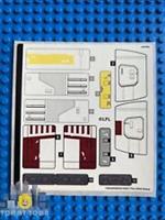Lego Star Wars STICKER SHEET ONLY for 75333 Obi-Wan Kenobi's Jedi Starfighter