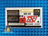 Lego Holiday & Event STICKER SHEET ONLY for set 10259 Winter Village Station