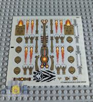 Lego Chima STICKER SHEET ONLY for Lego set 70146 Flying Phoenix Fire Temple