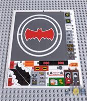 Lego Super Heroes STICKER SHEET ONLY for Lego set 76052 Batcave - Brand New