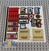 Lego Disney STICKER SHEET 1 ONLY for Lego set 71044 Disney Train and Station