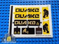 Lego Ninjago Movie STICKER SHEET ONLY for Lego set 70632 Quake Mech