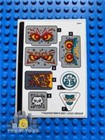 Lego Ninjago STICKER SHEET ONLY for Lego set 71747 The Keepers Village - New