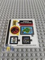 Lego Jurassic World STICKER SHEET for set 75932 Jurassic Park Velociraptor Chase