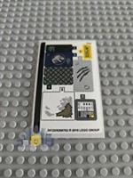 Lego Jurassic World STICKER SHEET for 75935 Baryonyx Face-Off: The Treasure Hunt