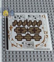 Lego Hidden Side STICKER SHEET 2 ONLY for set 70425 Newbury Haunted High School