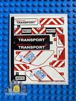 Lego Town City STICKER SHEET ONLY for Lego set 60183 Heavy Cargo Transport - New