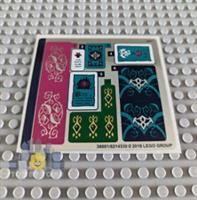Lego Elves STICKER SHEET for set 41194 Noctura's Tower & the Earth Fox Rescue