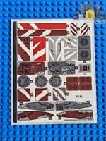 Lego Star Wars STICKER SHEET ONLY for Lego set 75254 AT-ST Raider - Brand New