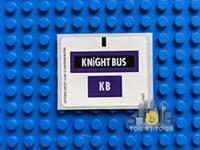 Lego Harry Potter STICKER SHEET ONLY for Lego Set 4866 The Knight Bus - NEW RARE