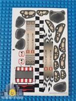 Lego Racers STICKER SHEET 1 ONLY for Lego set 8364 Multi Challenge Race Track