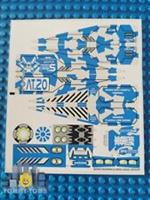 Lego Exo-Force STICKER SHEET ONLY for Lego set 8118 Hybrid Rescue Tank - RARE