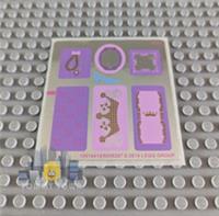 Lego Disney Princess STICKER SHEET 1 ONLY for 41055 Cinderella's Romantic Castle