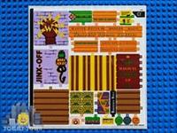 Lego Harry Potter STICKER SHEET 4 ONLY for Lego set 75978 Diagon Alley - New