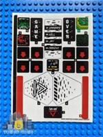 Lego Ninjago STICKER SHEET ONLY for Lego set 71712 Empire Temple of Madness