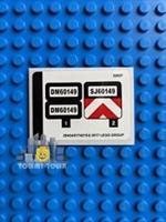 Lego Town City STICKER SHEET ONLY for Lego set 60149 44 with Catamaran - New